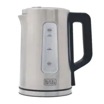 Chaleira Elétrica 1,7L Inox Black + Decker Programável GOURMAND GRIS 1200W 127V - KEPG-BR