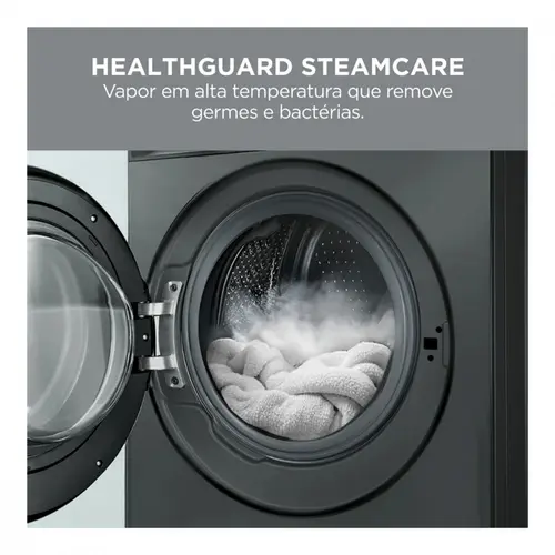 Máquina de Lavar Midea 11kg Titanium Slim HealthGuard Smart 220V - MF201W110WB/GK-02