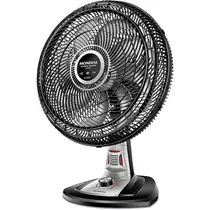 Ventilador 40cm Super Turbo 8 Pás Repelente Pastilha, Mondial, Preto/Prata, 140W, 220V - VTX-40-8P-RP