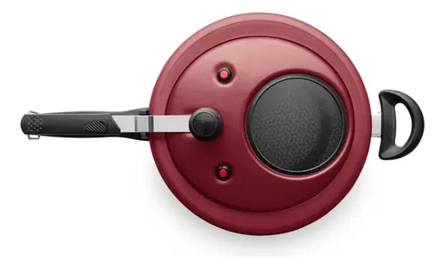 Panela de Pressão MTA Superior Antiaderente Com Visor 6L Cereja - 6034