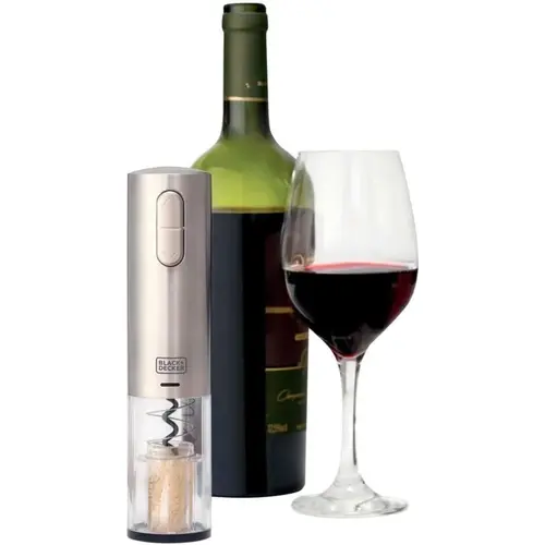 Gourmand Gris - Abridor de Vinho, Bateria de Lithium Recarregável via USB, Abridor de Lacre, Bivolt