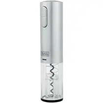 Gourmand Gris - Abridor de Vinho, Bateria de Lithium Recarregável via USB, Abridor de Lacre, Bivolt