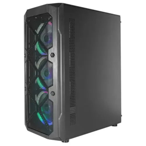 Gabinete Gamer K-MEX CG-02C5 Painel MESH com 3 Fan AAFAF1 coloridos