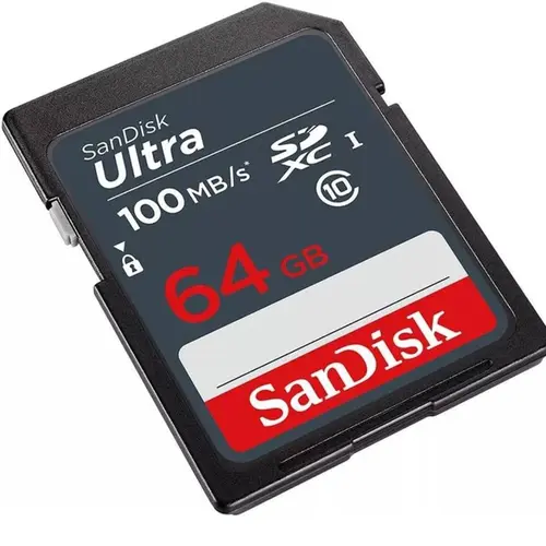 Cartão de Memória Sandisk Ultra 64GB SDXC - SDSDUNR-064G-GN3IN