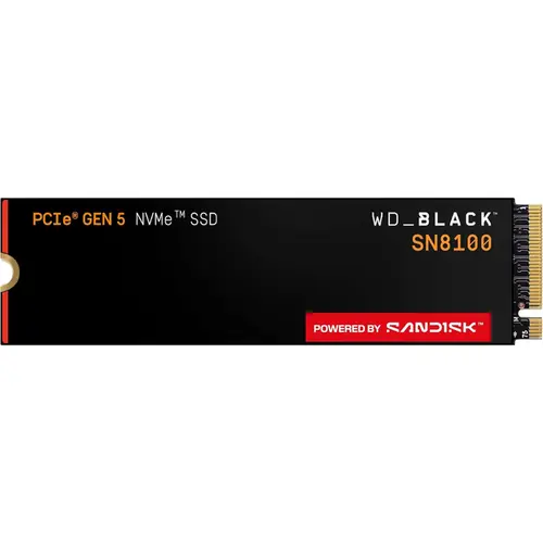 SSD WD Black SN8100 2TB M.2 NVMe Leitura 14900MB/s Gravacao 14000MB/s - WDS200T1X0M