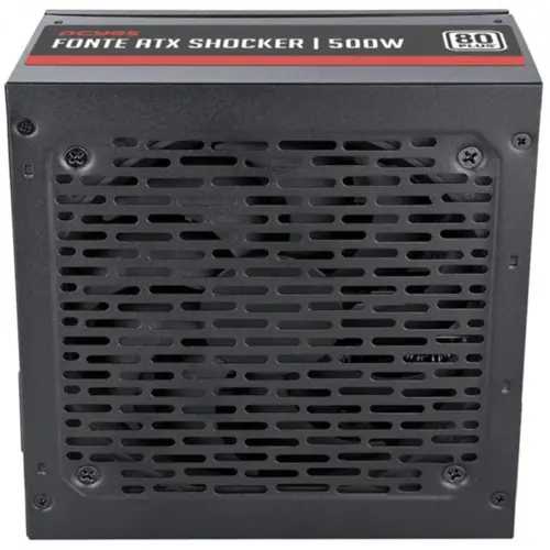 Fonte Gamer Pcyes Shocker 500W 80 Plus White - PF500SHW