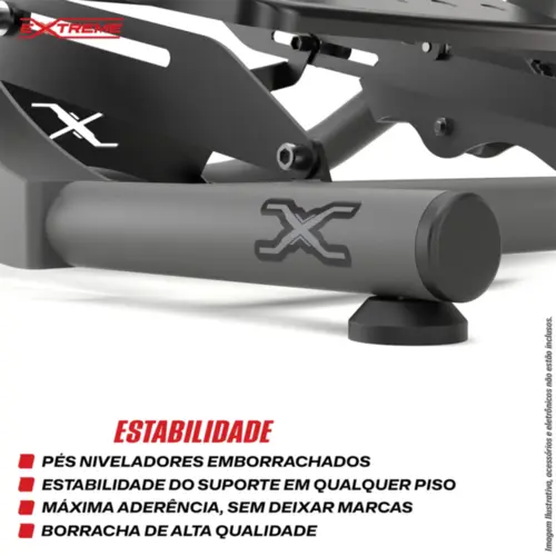 Suporte Para Volantes SGT Ajustável e Rebatível Extreme Simracing - Cinza