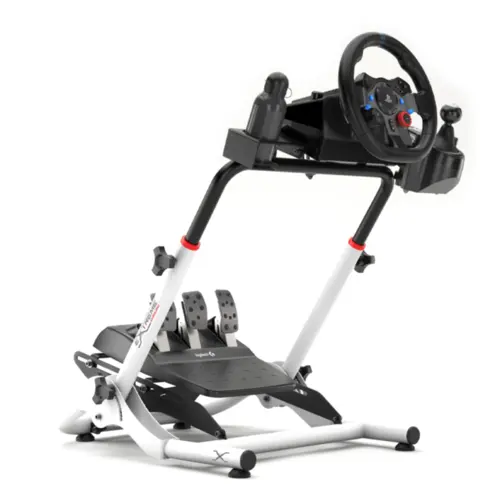 Suporte Para Volantes SGT Ajustável e Rebatível Extreme Simracing - Branco