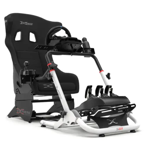 Suporte Para Volantes SGT Ajustável e Rebatível Extreme Simracing - Branco