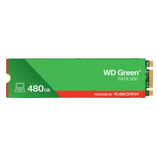 SSD WD Green M.2 2280 480GB SATA III 545 Mb/s - WDS480G3G0B