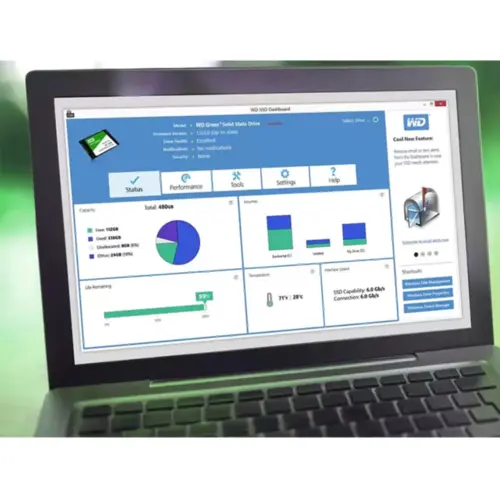 SSD WD Green M.2 2280 480GB SATA III 545 Mb/s - WDS480G3G0B