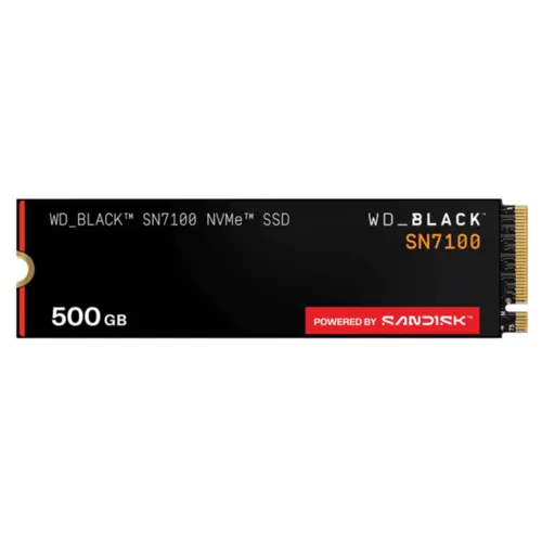 SSD WD Black SN7100 500GB M.2 NVMe Leitura 6800MB/s Gravacao 5800MB/s - WDS500G4X0E
