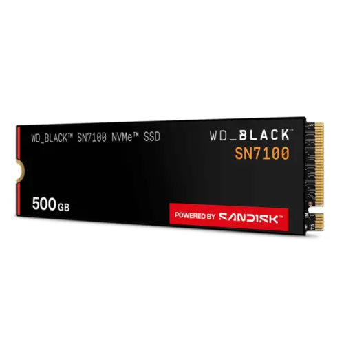 SSD WD Black SN7100 500GB M.2 NVMe Leitura 6800MB/s Gravacao 5800MB/s - WDS500G4X0E