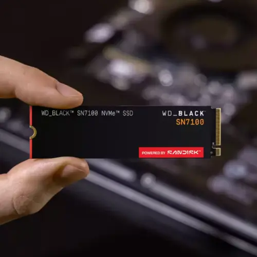 SSD WD Black SN7100 2TB M.2 NVMe Leitura 7250MB/s Gravacao 6900MB/s - WDS200T4X0E