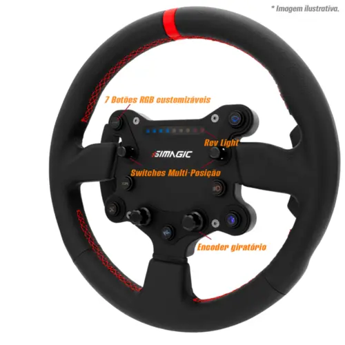 Aro de Volante Simagic Sport GTS Couro