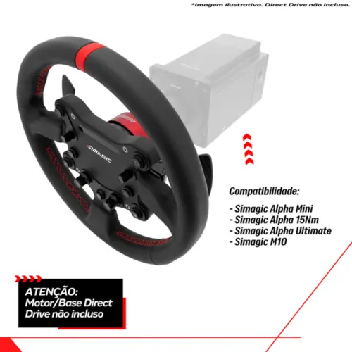 Aro de Volante Simagic Sport GTS Couro