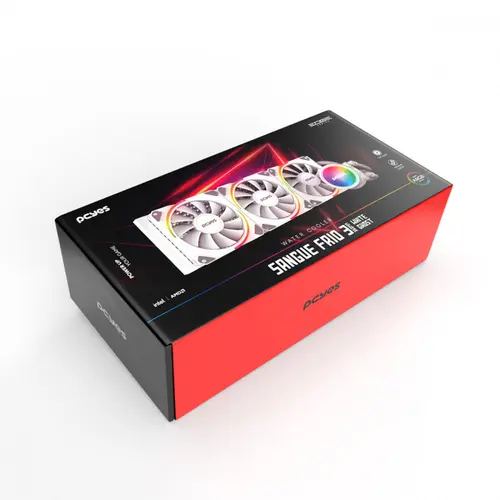 Water Cooler Sangue Frio 3 White Ghost 360Mm - WCSF3360WGBR