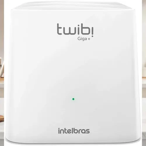 Roteador Intelbras Mesh Twibi Giga+ Wi-Fi Branco