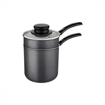 Cuscuzeira Tramontina em Alumínio com Revestimento Antiaderente Starflon Max Chumbo 10cm 0,8L