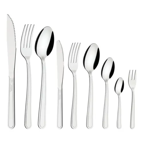 Faqueiro Tramontina Búzios em Aço Inox 54 Peças