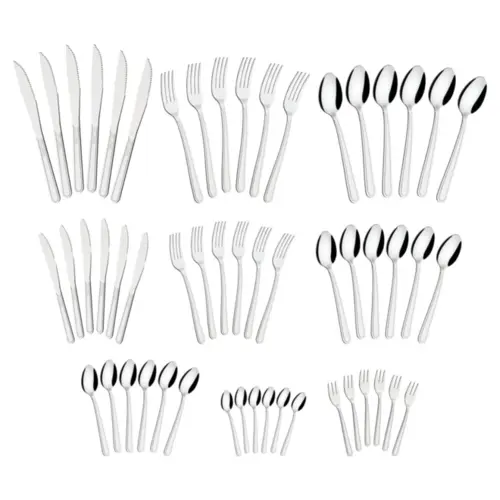 Faqueiro Tramontina Búzios em Aço Inox 54 Peças