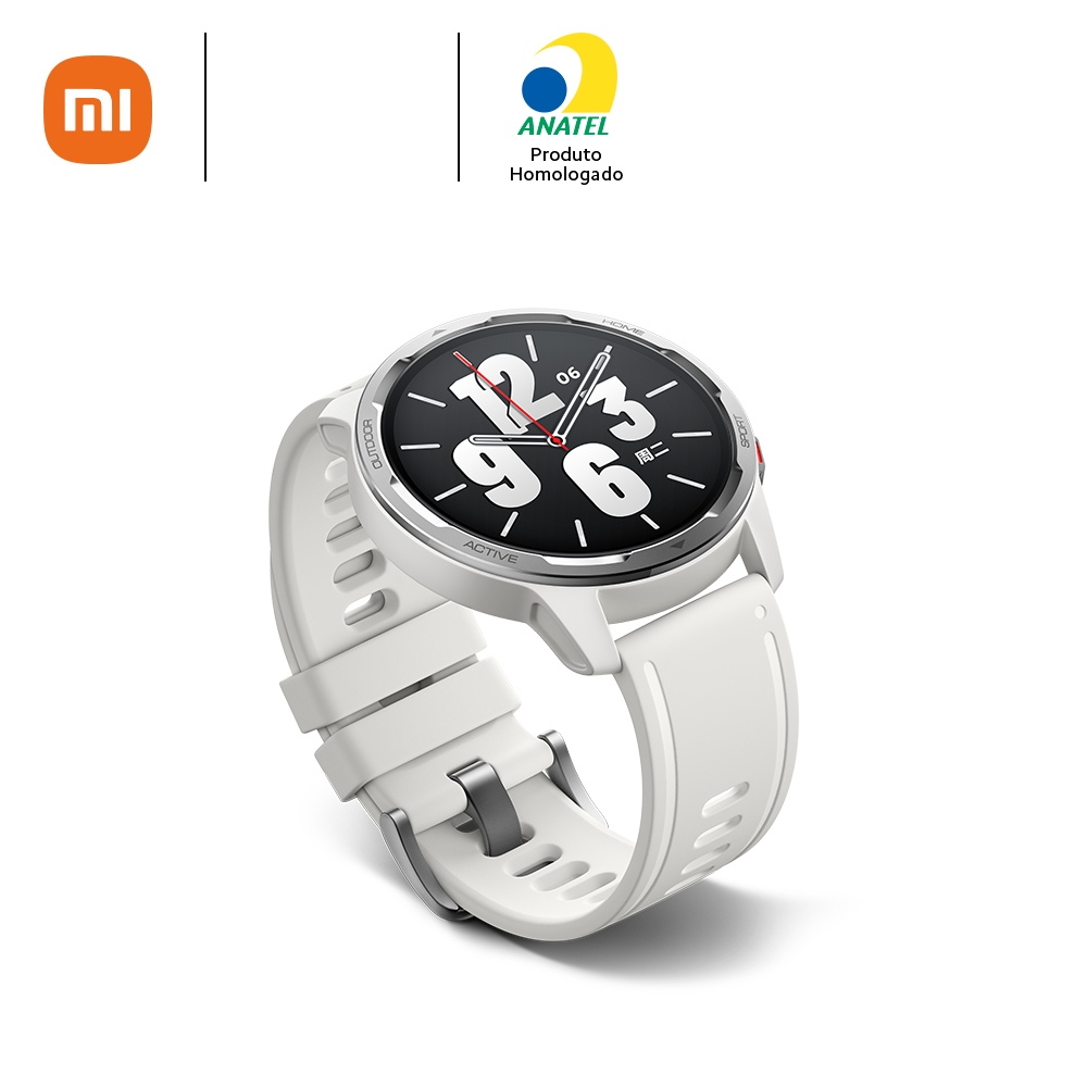 Smartwatch Xiaomi Watch S1 Active GPS Alexa Branco XM643BRA