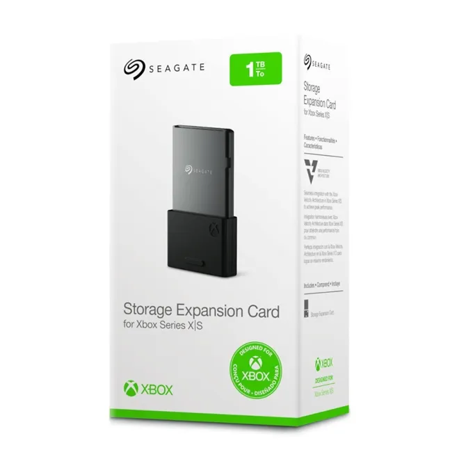 SSD Seagate para Xbox Series X/S PCIe Gen4x2 NVMe 512GB
