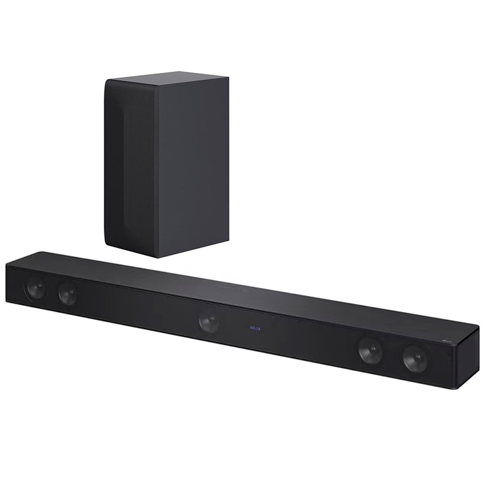 Soundbar LG Bar Subwoofer Wireless 5.1 800W Bluetooth AI Sound Preto SH7Q