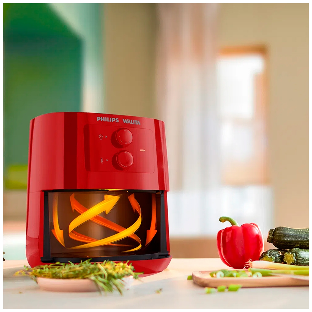Fritadeira Elétrica Air Fryer Philips Walita Série 3000 sem Óleo 4,1L