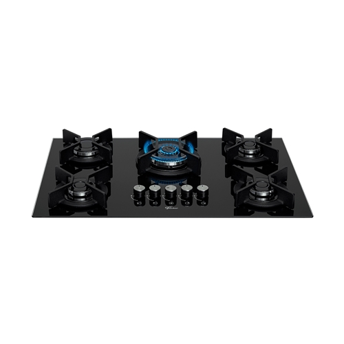 Cooktop 5 Bocas Fischer 5Q TC Infinity Gás Preto Bivolt