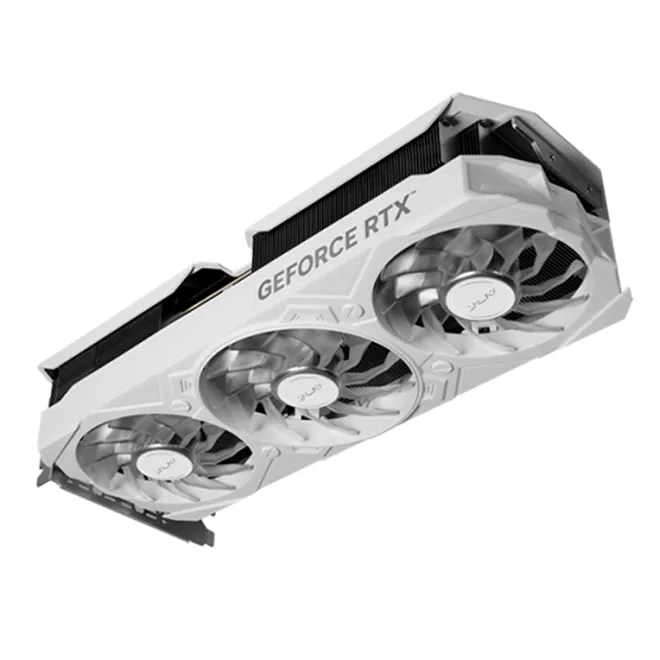 Placa de Vídeo Galax GeForce RTX 4070 TI EX Gamer White 1-Click OC