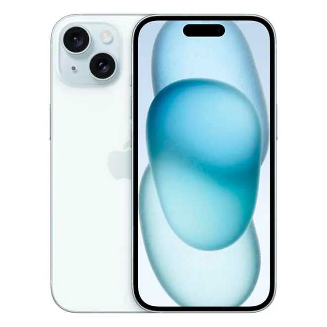 Apple iPhone 15 Azul 128GB - MTP43BE/A 14949009 - Apple iPhone 15