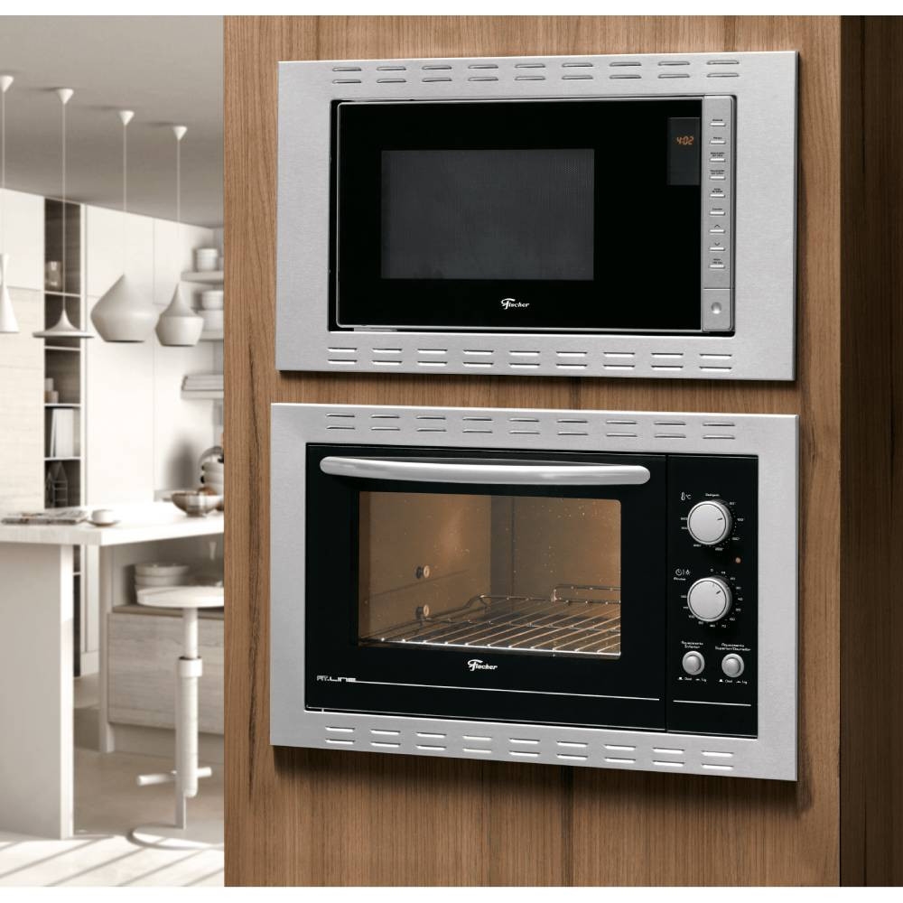 Forno Micro-ondas Fischer Fit Line Embutir 25L Inox 127v 900W