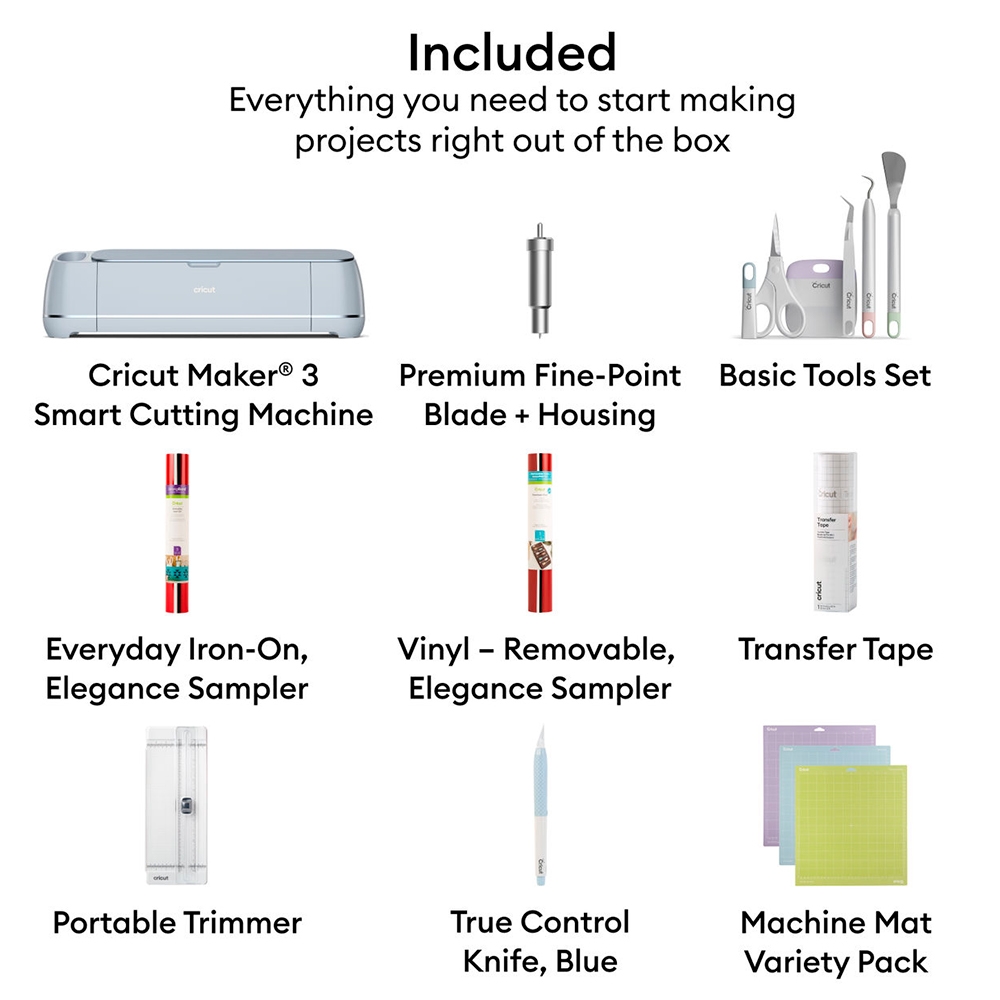Kit com ferramentas essenciais Cricut Maker 3 - Cricut