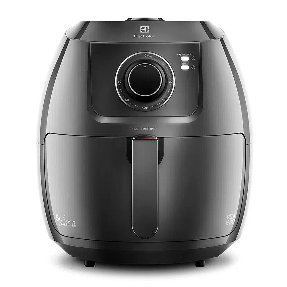 Fritadeira Elétrica Air Fryer Family Efficient 5L Electrolux Grafite ...