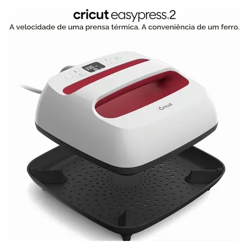 Prensa Térmica Cricut EasyPress 2 220V 22,5cm Framboesa - 2005553