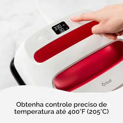 Prensa Térmica Cricut EasyPress 2 220V 22,5cm Framboesa - 2005553