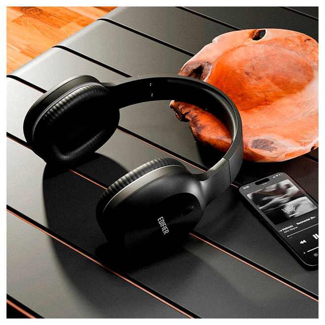 Edifier W800BT Plus Kabellose Over-Ear-Kopfhörer – Bluetooth 5.1, 55 Std. Spielzeit, CVC 8.0, AptX HD, App-Steuerung, Weiß