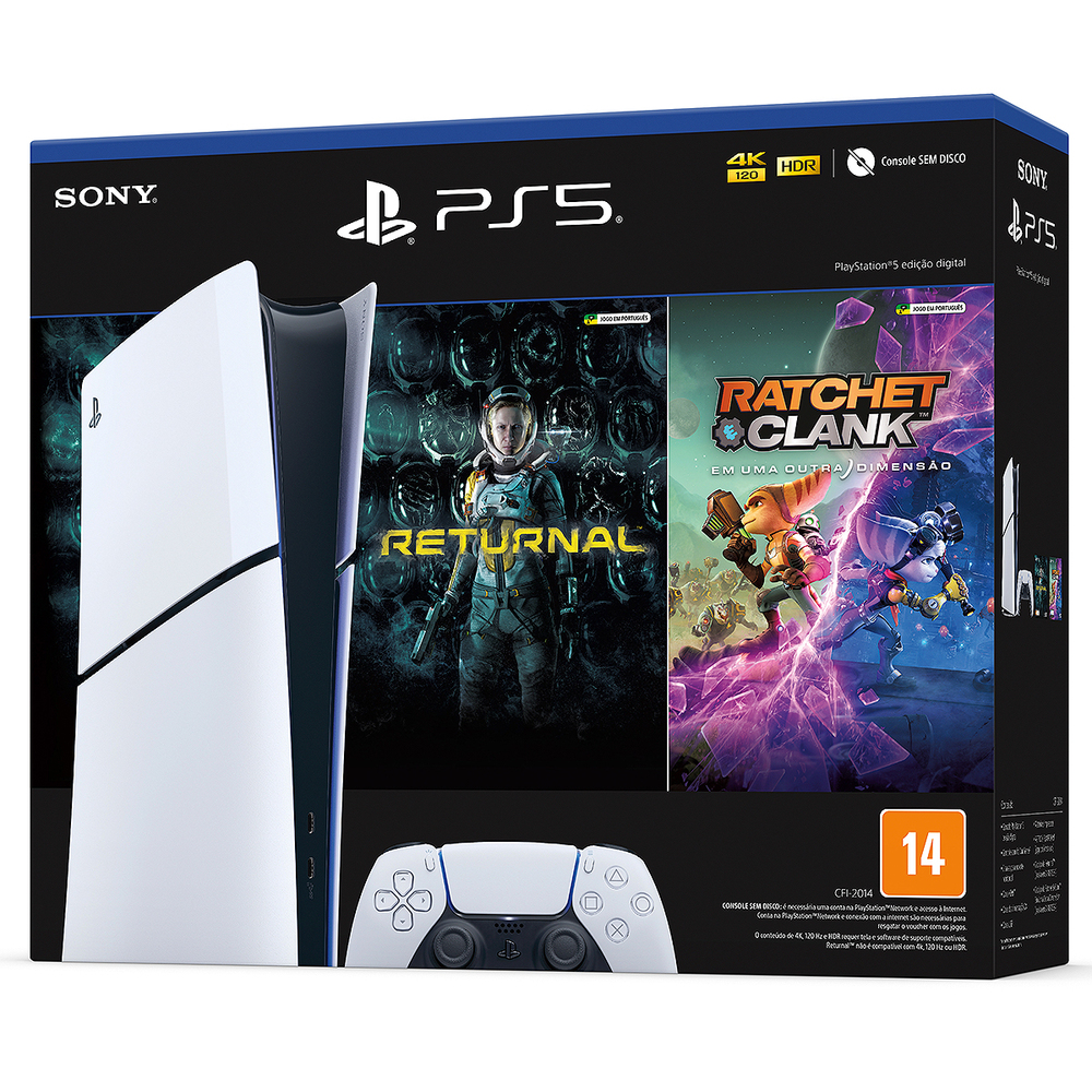 PlayStation 5 Slim Digital Edition White bundle image