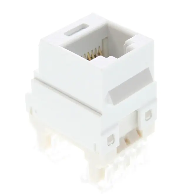 Conector Fêmea RJ45 UTP Keystone Cat6 Branco Panduit - NK688MWH