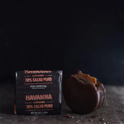Alfajor Havanna 70% Cacau C/4 unidades