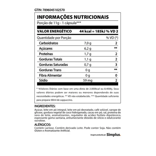 Cápsulas de Cappuccino Havanna com Doce de Leite C/10 unidades