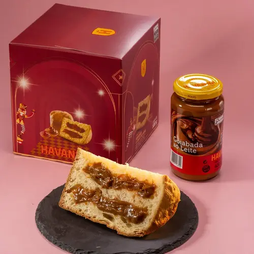 Panettone Havanna Recheio de Goiabada ao Leite 500g