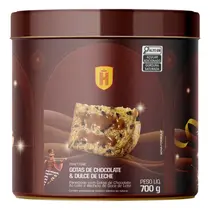 Panettone Havanna Gotas de Chocolate Com Doce de Leite 700g