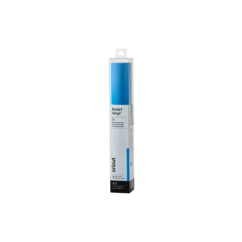 Vinil inteligente (smart) permanente azul 33 cm x 91 cm, marca Cricut