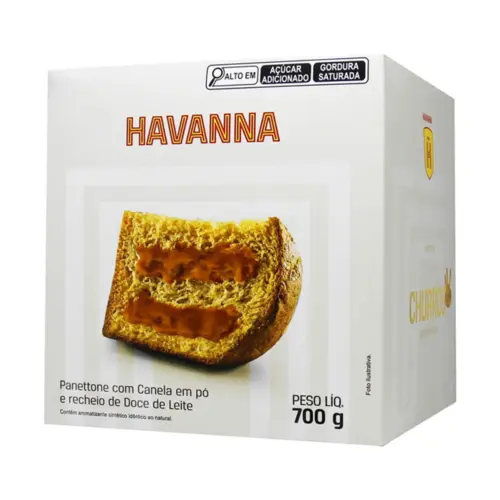 Panettone Havanna Recheio de Churros 700g