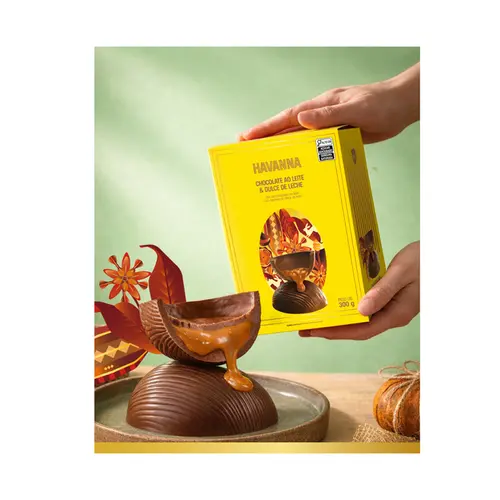 Ovo de Páscoa Havanna Chocolate ao Leite com Recheio Doce de Leite com 300g 10057171