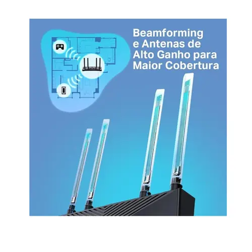 Roteador TP-Link  Archer AX53(BR) AX3000 Wireless Gigabit Dual Band Wi-Fi 6 - Archer AX53(BR)