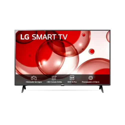 Smart TV LG 43'' FHD Processador AI Alexa integrado LG Channels 43LR6700PSA