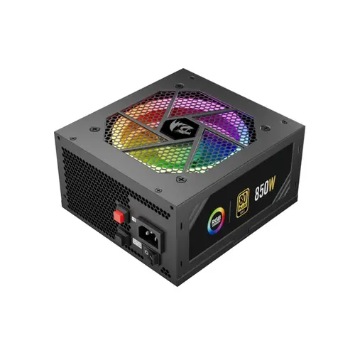 Fonte Gamer Redragon 850 Watts Full Modular RGB 80 Plus Gold Preto - GC-PS007-1